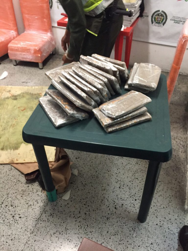 Dos personas fueron capturadas por porte de estupefacientes