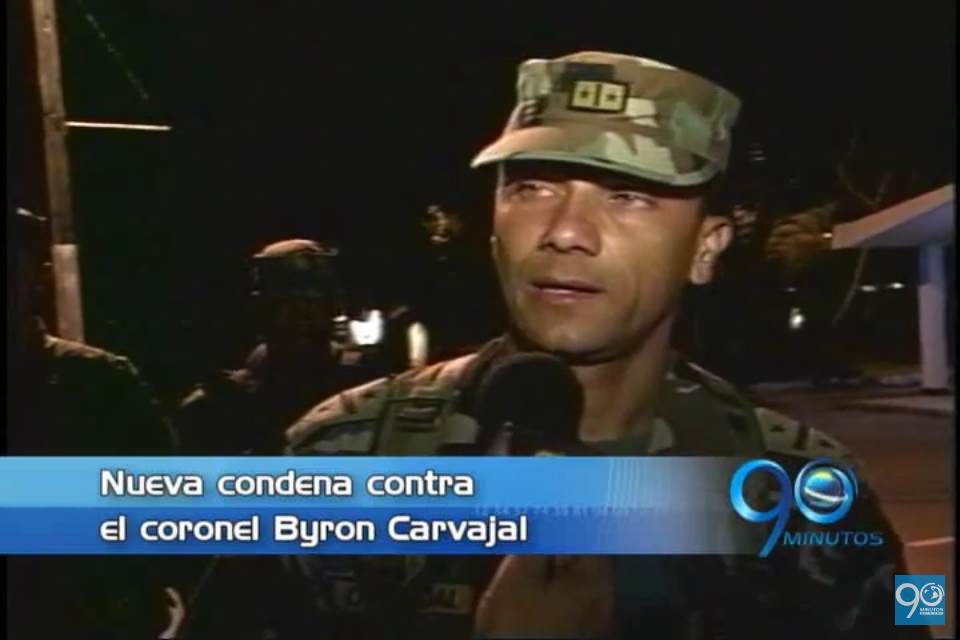 Coronel Byron Carvajal condenado a 26 años de cárcel por narcotráfico