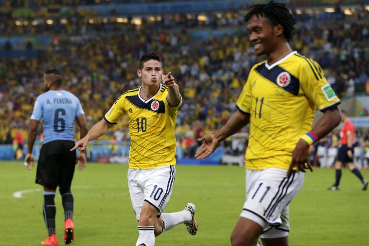 Estas son las estadísticas de Colombia y Uruguay en eliminatorias