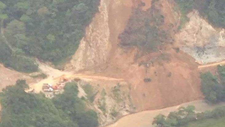 Avalancha en la vía Chocó-Risaralda dejó 9 muertos el pasado sábado