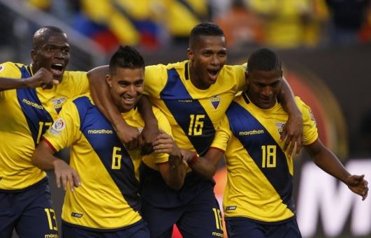 Ecuador goleó a Haití y se clasificó como segundo del grupo B