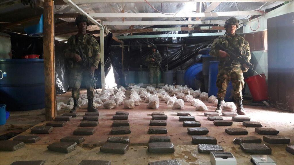 Ejercito y Policía destruyen un laboratorio que producía 4 toneladas de cocaína