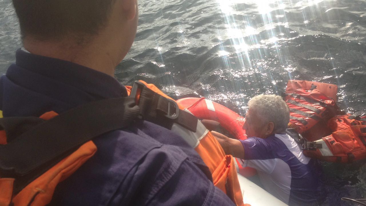 Armada Nacional rescató a un pescador que naufragó en aguas del Chocó