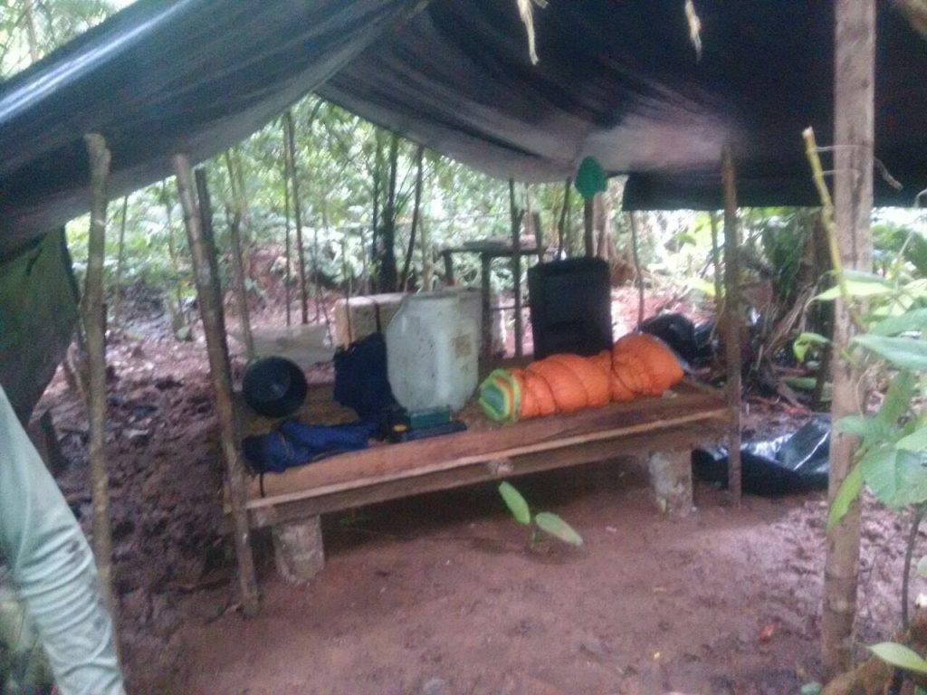 Se destruye zona campamentaria del ELN en el Chocó
