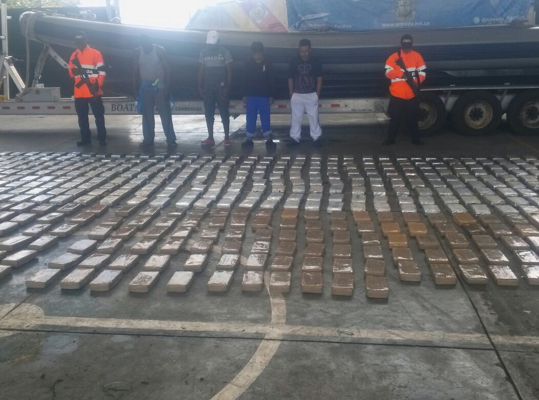 Armada Nacional incautó durante operativos más de dos mil kilos de cocaína