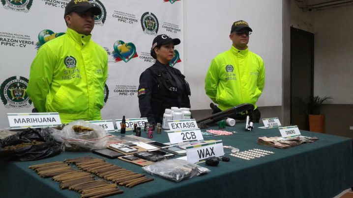 Desarticulan en Cali red que comercializaba droga sintética