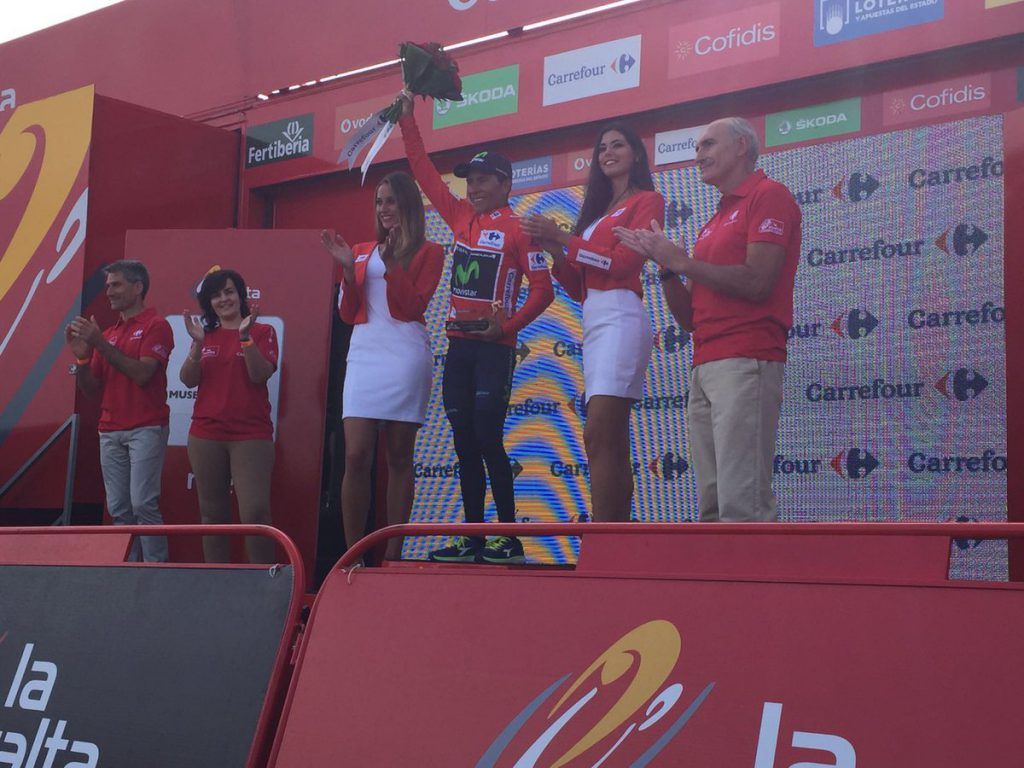 Nairo finalizó segundo en la etapa 11 de la Vuelta España y sigue líder