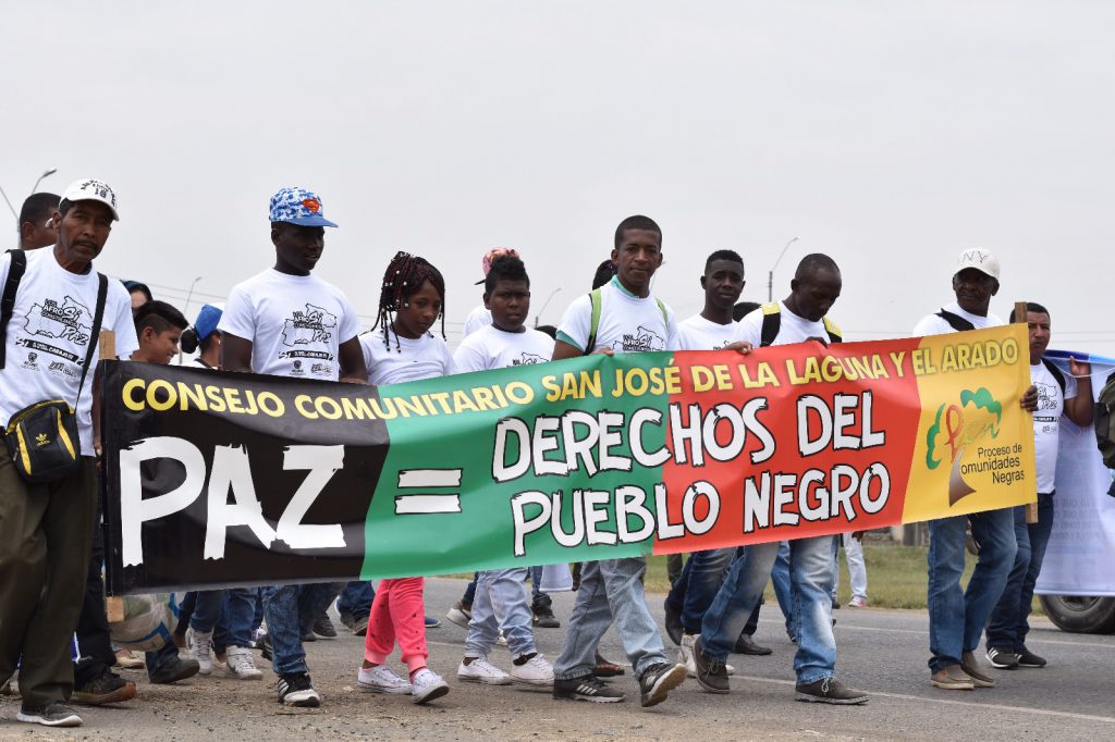 Afros e indígenas se unieron para decir sí al fin del conflicto en Colombia