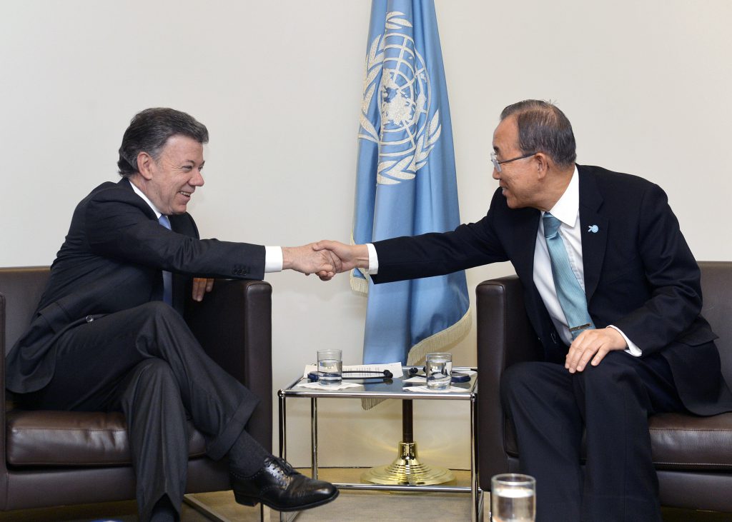 Ban Ki-moon espera acuerdo de paz con ELN tan pronto como sea posible