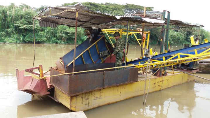 Seis personas judicializadas por minería ilegal en el río Cauca