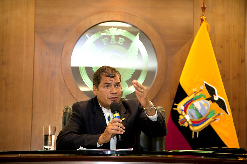 Rafael Correa espera que diálogos con ELN sean “cortos y contundentes”