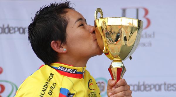 Ana Sanabria se coronó campeona en la I Vuelta a Colombia Femenina