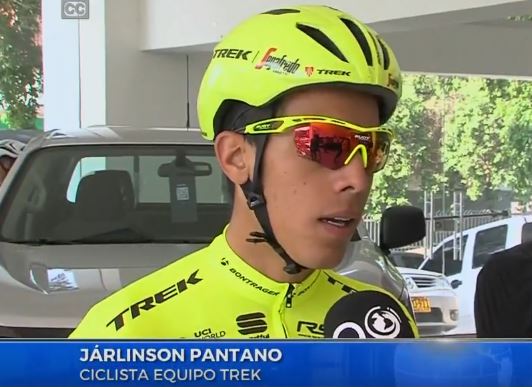 El ciclista vallecaucano Járlinson Pantano presentó en Cali su fundación