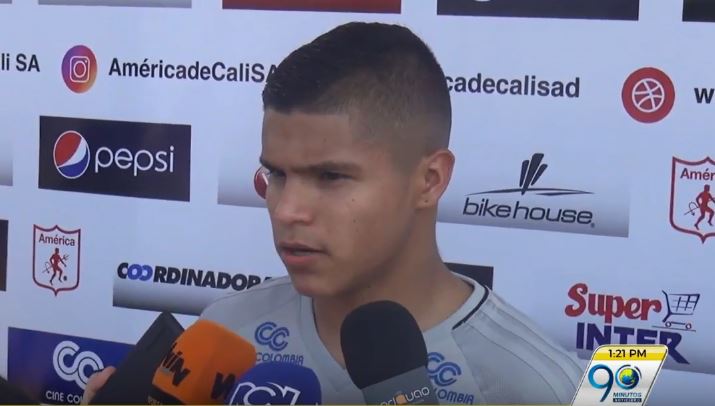 El ‘Cucho’ Hernández llegó dispuesto a debutar con América frente a La Equidad
