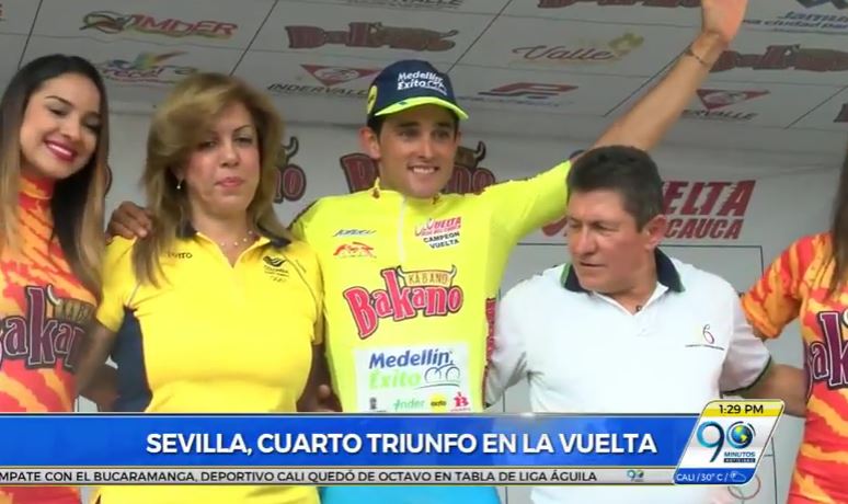 Óscar Sevilla se coronó campeón de la Vuelta al Valle por cuarta vez consecutiva