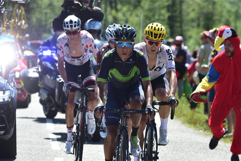 Nairo Quintana fue segundo en la etapa 13 y descontó en la general del Tour