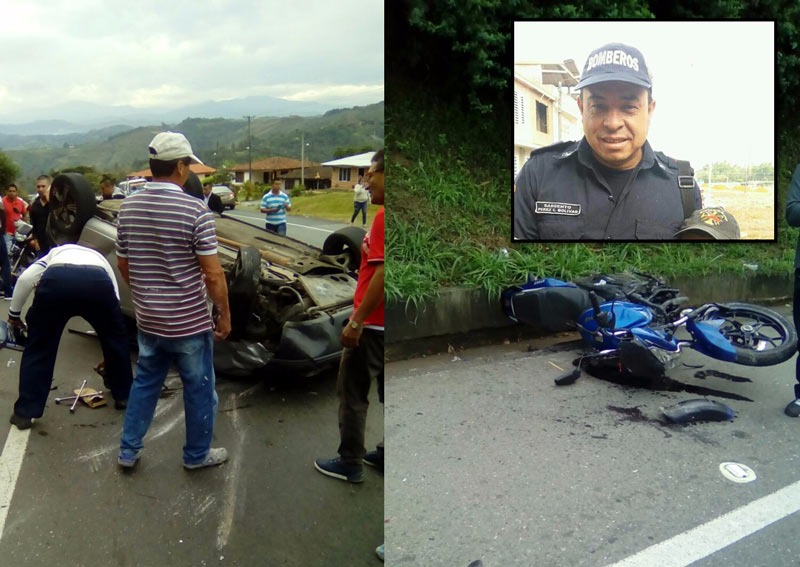 Bombero y su esposa fallecen tras accidente de tránsito en Santander de Quilichao
