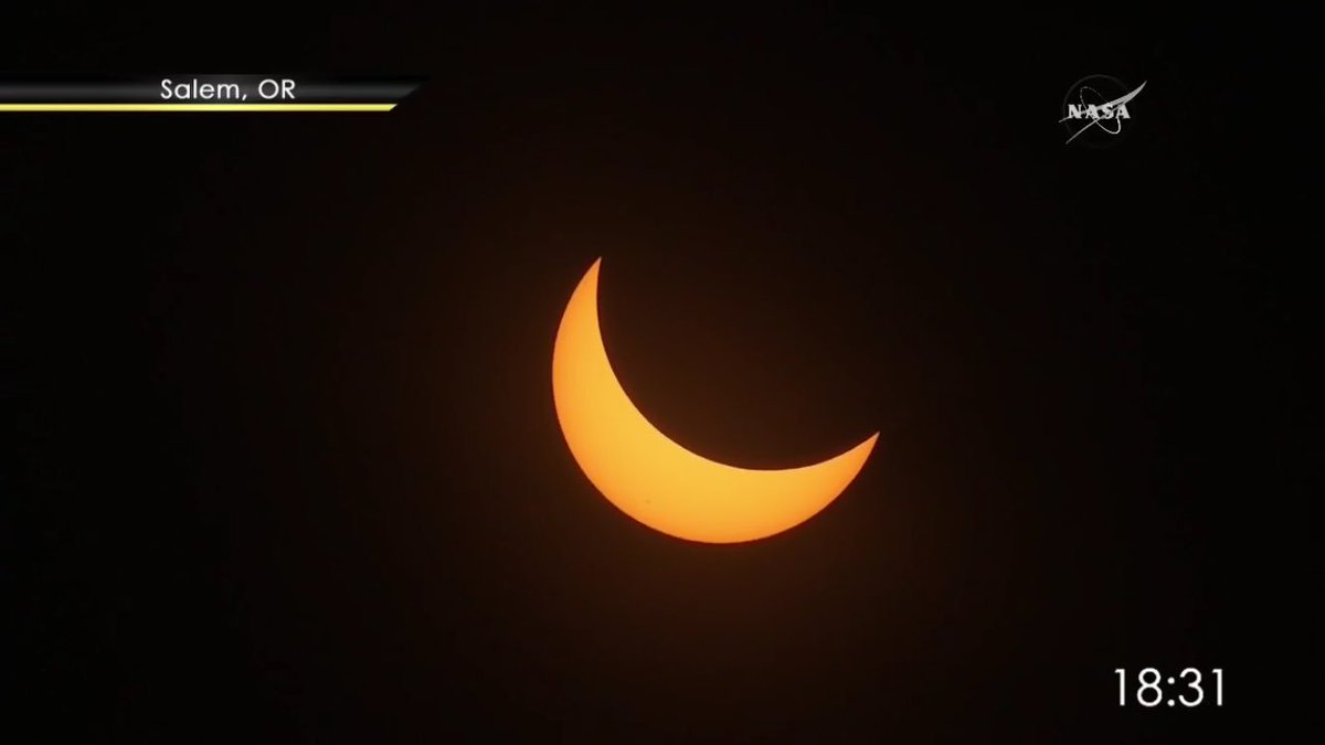 La Nasa transmite minuto a minuto el eclipse total de sol
