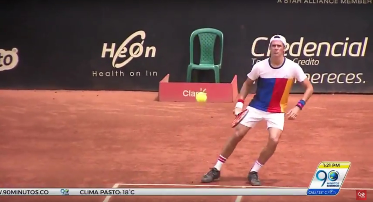 Gran actuación del tenista Alejandro González en 'Milo Open' de Cali