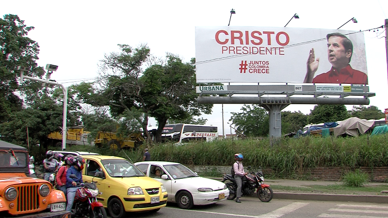 CNE podría autorizar el desmonte de vallas políticas de Juan Fernando Cristo