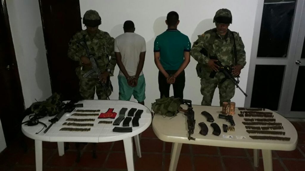 Capturan dos hombres e incautan material bélico en Suárez, Cauca