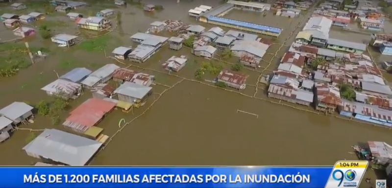 Habitantes de Chocó piden ayuda al Gobierno Nacional por fuertes inundaciones
