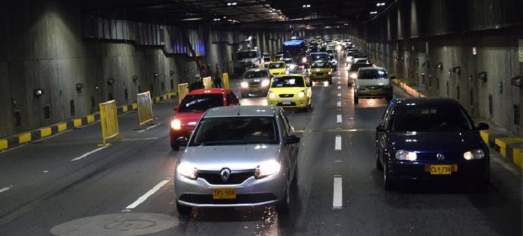 Cierre temporal del túnel Avenida Colombia por mantenimiento