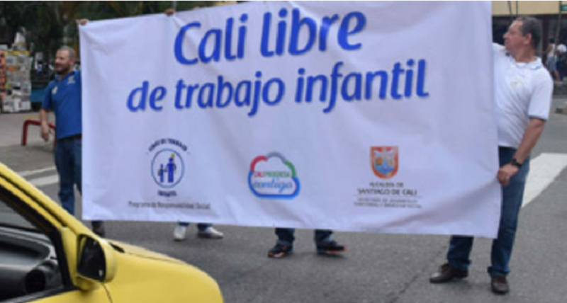 Cali dice ‘Presente contra el trabajo infantil’ en campaña liderada por el ICBF