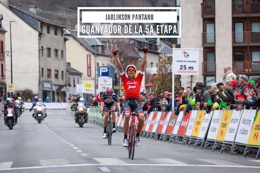 El caleño Járlinson Pantano ganó la quinta etapa de la Vuelta a Cataluña