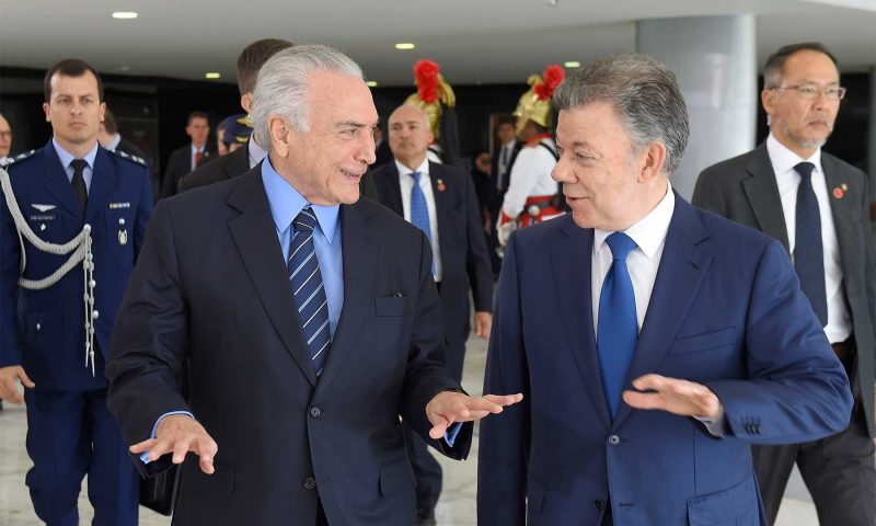 Presidentes de Colombia y Brasil ofrecen ayuda a migrantes venezolanos