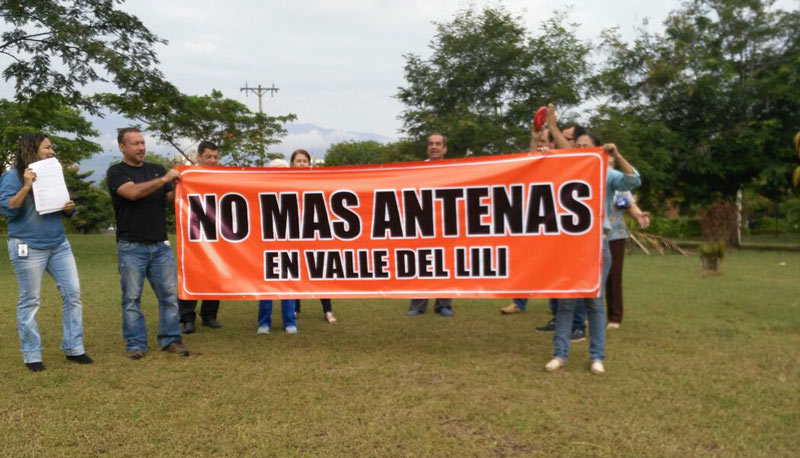 Habitantes de Valle del Lili preocupados por incremento de antenas en el sector