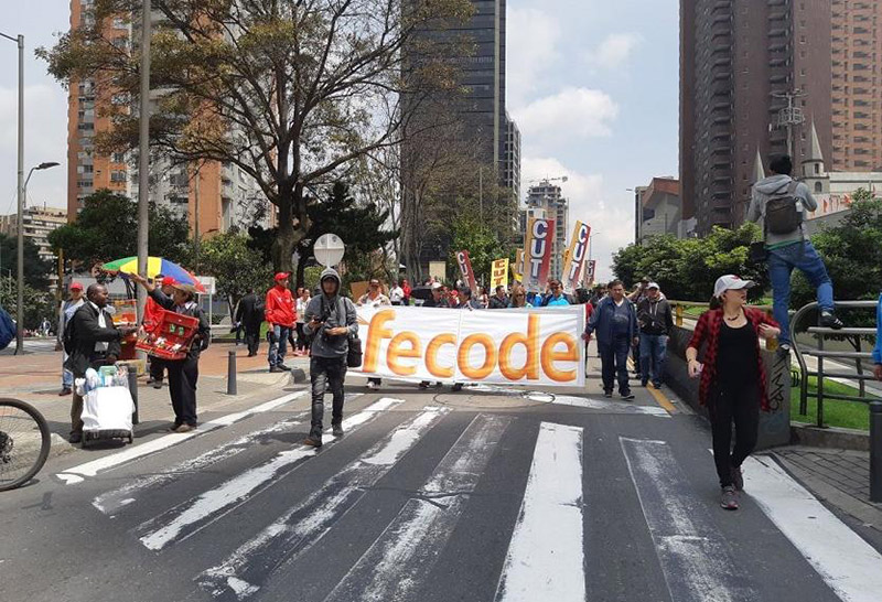 Fecode inició nuevo paro de maestros que se prolongará por 48 horas en el país