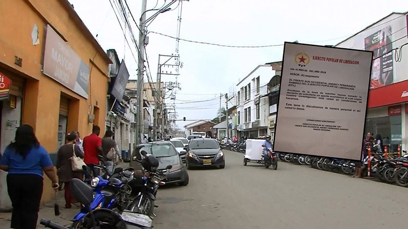 Familia de comerciantes de Jamundí denuncia extorsión a través de panfletos y llamadas
