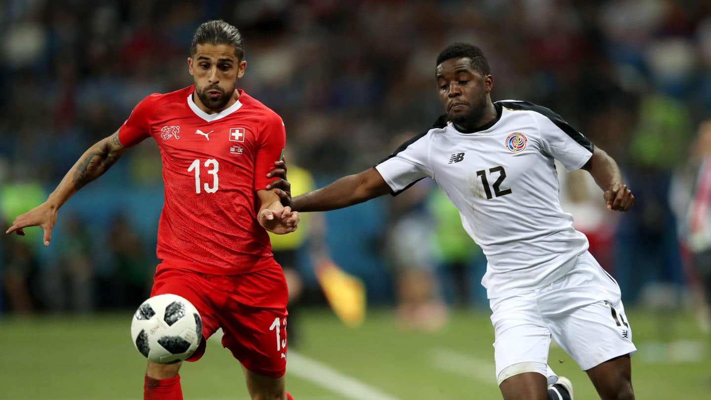 Suiza empató con Costa Rica y enfrentará a Suecia en los Octavos