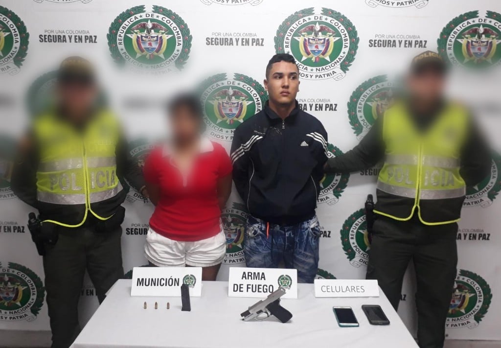 Policía capturó en flagrancia a pareja que cometía un robo en Guacarí, Valle del Cauca
