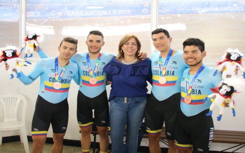 Comité Olímpico Colombiano destacó labor de Clara Roldán al frente de Coldeportes