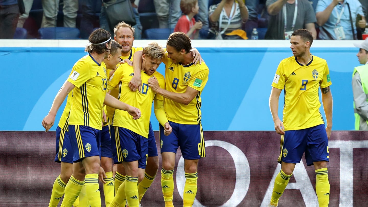 Suecia venció a Suiza por la mínima y se instaló en cuartos de final