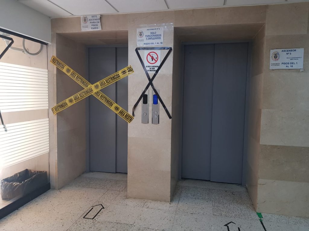 Asonal pide soluciones tras conocer grave situación de ascensores en Palacio de Justicia