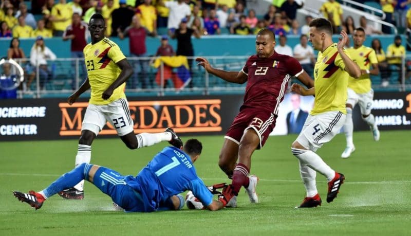 Colombia logra victoria al final del encuentro ante Venezuela en Estados Unidos