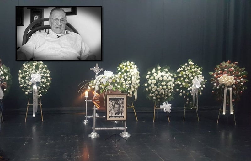 En el Teatro Jorge Isaacs, caleños le dan el último adiós a Enrique Colavizza