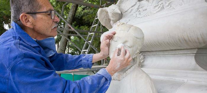 Inició última fase de restauración del monumento 'María' de Jorge Isaacs
