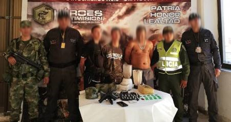 Detienen a presuntos miembros de ‘Los Pinitos’ por tráfico de drogas en Palmira