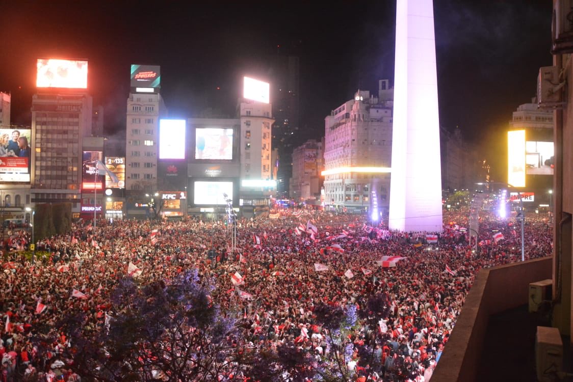 Impresionantes imágenes que dejó celebración del River campeón de Libertadores