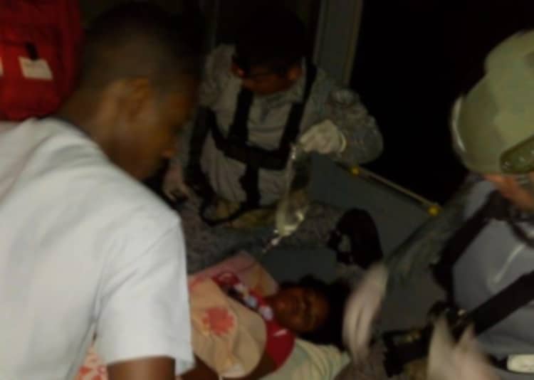 Fuerza Aérea trasladó a niña que fue mordida por una serpiente en Nariño