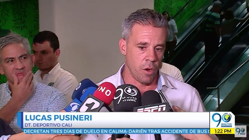 Llegó Lucas Pusineri, nuevo director técnico del Deportivo Cali para 2019