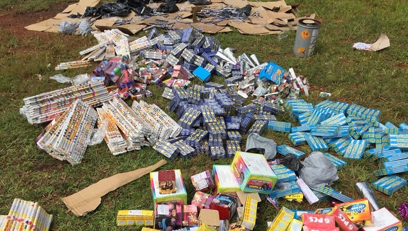 Incautan 500 kilos de pólvora en tres locales comerciales del centro de Cali