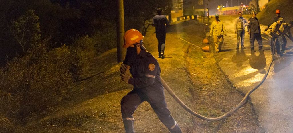 Incendio forestal consumió más de 10 hectáreas de bosque en La Castilla