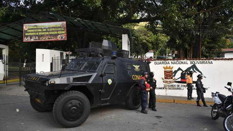 Militares venezolanos que se rebelaron contra Nicolás Maduro fueron detenidos