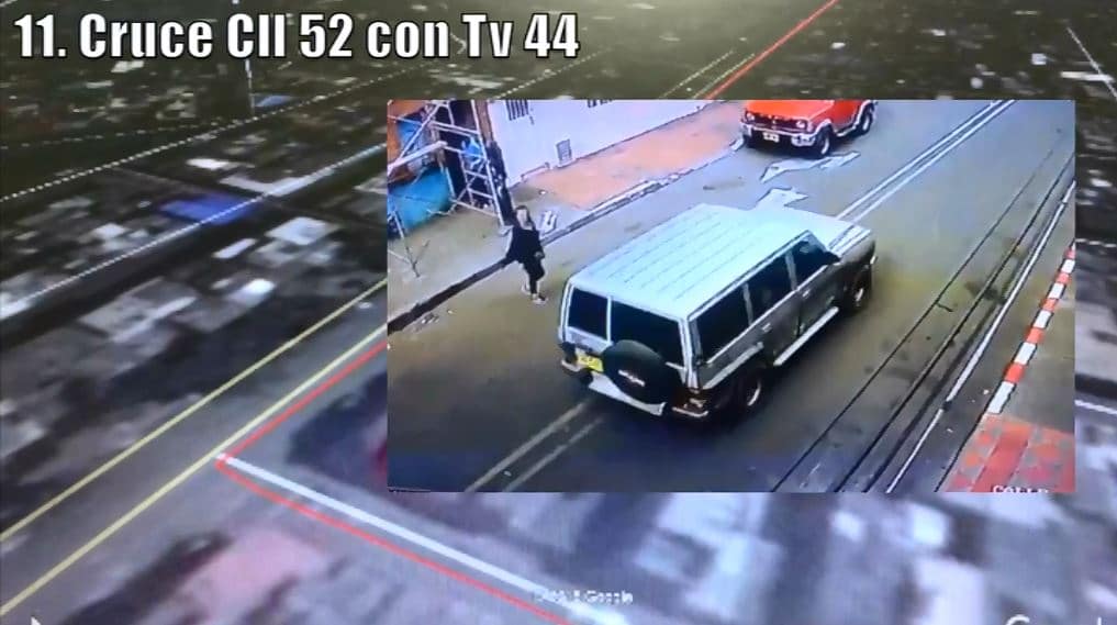Así fue el recorrido del Nissan Patrol que explotó en escuela de Policía en Bogotá