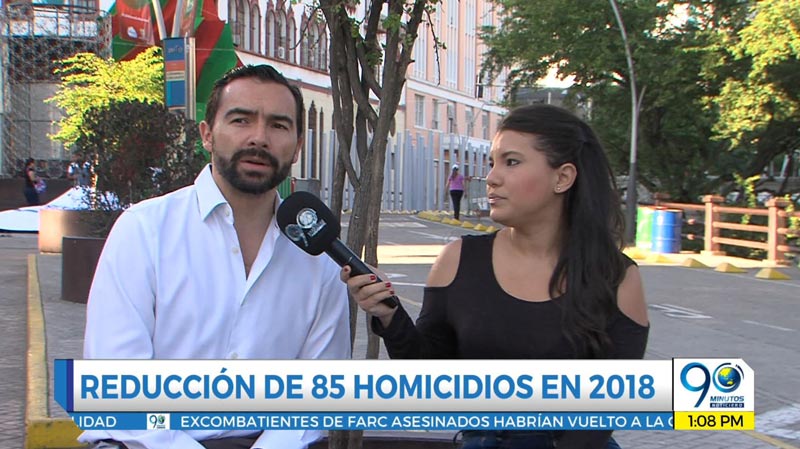 Alcaldía se mostró positiva tras reducción histórica de muertes violentas en 2018
